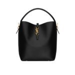 Saint Laurent Le 37 In Shiny Leather Black 25Cm 7428282R20W1000