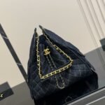 Chanel 25 Medium Handbag Washed Denim Dark Blue 34Cm - Image 2