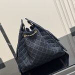 Chanel 25 Medium Handbag Washed Denim Dark Blue 34Cm - Image 6