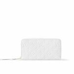 Louis Vuitton Zippy Wallet White 19Cm