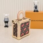Louis Vuitton X Takashi Murakami Mini Square Trunk Cherry Monogram Brown 17Cm M14040 - Image 3