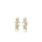Chanel Earrings Cc Gold
