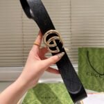 Gucci Milano Belt Black Gg Leather 802949 Aad5L 1000 - Image 3