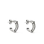 Louis Vuitton Lv Lozine Hoop Earrings Silver M03168