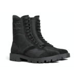 Celine Margaret Boot In Nylon And Suede Black 365115243C 38No