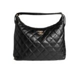 Chanel Maxi Hobo Bag Black 19Cm
