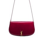 Saint Laurent Mini Voltaire In Patent Leather Gloss Burgundy 21Cm 779642Aaex26290