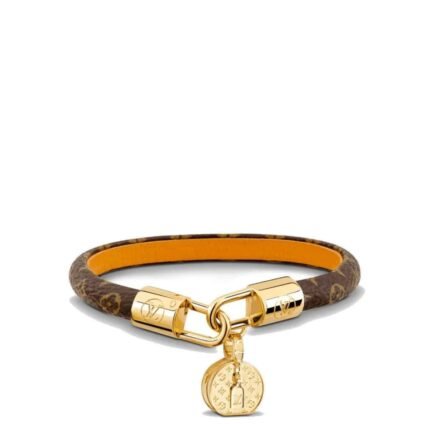 Louis Vuitton Tribute Charm Bracelet Brown M6442E
