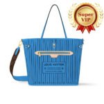 [Super Vip 1:1] Louis Vuitton Neverfull Bandoulière Inside Out MM Bleu Gastonb 31Cm M13753