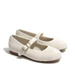 Chanel Mary Jane Ballet Flat Beige