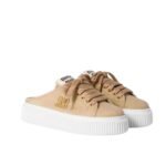 Miumiu Denim Sneaker Mules Colonial Beige 5E390E 3Ars F0044 F 005