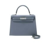 Hermes Kelly Epsom Bleu Celeste 28Cm
