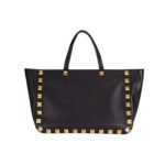 Valentino Garavani Rockstud Tote Bag Black 40Cm