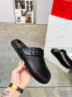 Valentino Garavani Vlogo Clog Black - Image 3