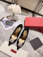 Valentino Garavani One Stud Pump With Crystals Black 1W2S0Fh8Xic Edm - Image 6