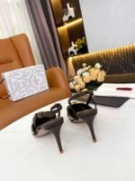 Valentino Garavani Vlogo Signature Slingback Pump In Toile Iconographe Black - Image 7