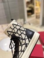 Valentino Garavani Toile Iconographe Socks Sneaker White - Image 3