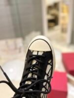 Valentino Garavani Toile Iconographe Socks Sneaker White - Image 5
