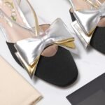 Valentino Bowow Slingback Pumps Black 6W2S0Lb6Qlj R1V - Image 5