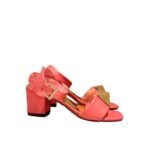 Valentino Garavani One Stud Leather Sandals Pink