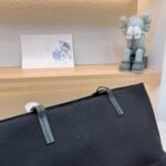 Versace Canvas Tote Bag Black 36cm - Image 3