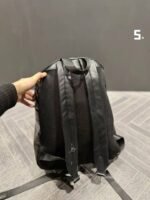 Saint Laurent City Backpack In Crocodile-Embossed Leather Black 534967Dze2F1000 - Image 8