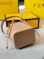 Fendi Mon Tresor Canvas Bag With Ff Embroidery 23Cm - Image 7