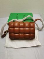 Bottega Veneta Padded Intreccio Leather Bag Caramel 22Cm 591970Vcqr19850 - Image 3