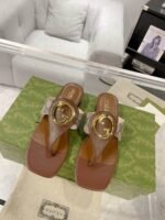 Gucci Women s  Blondie Thong Sandals in Brown - Image 2
