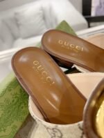 Gucci Women s  Blondie Thong Sandals in Brown - Image 7