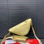 Prada Triangle Shoulder Bag Yellow - Image 2