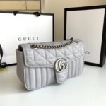 Gucci Marmont Mini Bag Grey 26 cm 446744 UM8AN 1711 - Image 4