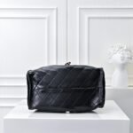 Super Vip 1:1 – Chanel 25 Small Handbag Gold Tone Metal Black 26Cm AS5311 B20304 94305 - Image 4