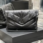 Saint Laurent Puffer Medium Black 35Cm 5774751el081000 - Image 2