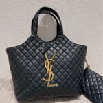 Saint Laurent Icare Maxi Shopping Bag Black 40cm - Image 2