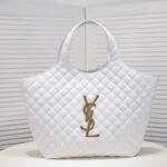 Saint Laurent Icare Maxi Shopping Bag White 50Cm - Image 2