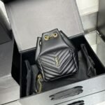 Saint Laurent Mini Joe In Lambskin Black 19Cm - Image 2