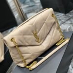 Saint Laurent Puffer Medium Beige 35Cm - Image 3