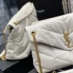 Saint Laurent Puffer Medium White 35Cm - Image 3