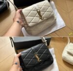 Saint Laurent Le 57 Quilted Leather Shoulder Bag White 27Cm - Image 5