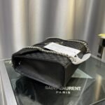 Saint Laurent Envelope Medium Grain De Poudre Black 24Cm - Image 4