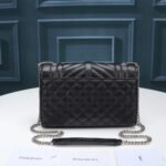 Saint Laurent Envelope Small Mirror Effect Black 21Cm - Image 4