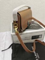 Saint Laurent Mini Voltaire Bag Dark Cork 21cm 7796420SX0W2760 - Image 4