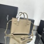Saint Laurent Sac De Jour In Smooth Baby Dark Beige 26cm - Image 6