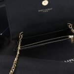 Saint Laurent Kate Small In Grain De Poudre Black 20Cm - Image 6