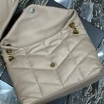 Saint Laurent Puffer Medium Beige 35Cm - Image 7