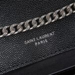 Saint Laurent Envelope Small Mirror Effect Black 21Cm - Image 5