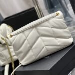Saint Laurent Puffer Medium White 35Cm - Image 8