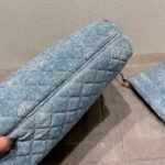 Saint Laurent Icare Maxi Shopping Bag Blue 40cm - Image 8