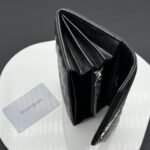 Saint Laurent Cassandra Large Flap Wallet Black 19 cm - Image 7